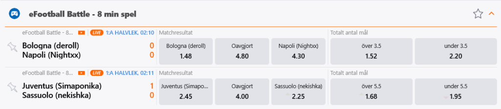 betsson livebet